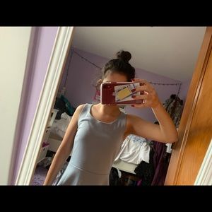 Light Blue Skater Dress